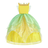 Tiana Girls Kids Children Christmas Outfits Halloween Carnival Party Suit Cosplay Costume
